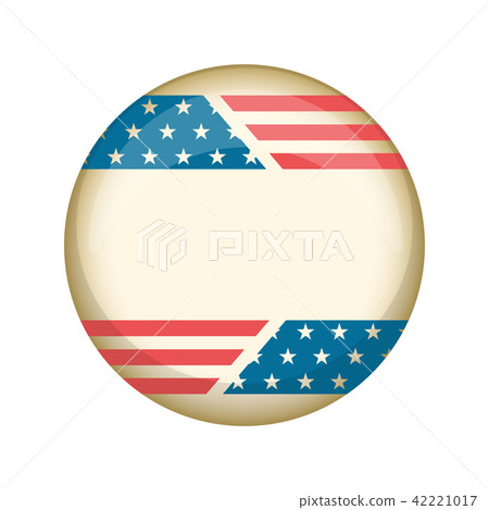 Retro United States campaign button 42221017