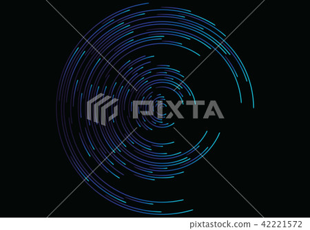 Abstract geometric vortex, Circular swirl lines 42221572