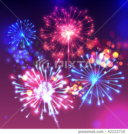 Fireworks sparkling background vector illustration Fireworks sparkling background vector illustration 42222718