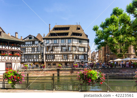 Traditional colorful houses in La Petite France Traditional colorful houses in La Petite France 42223561