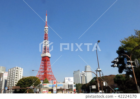 從Akabane橋渡的東京鐵塔 42224170