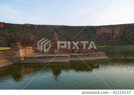 Bhutanatha temple complex Agastya lake Badami Bhutanatha temple complex Agastya lake Badami 42224237