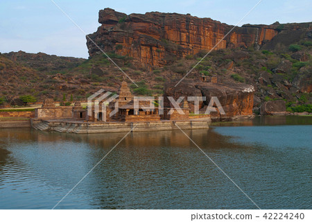 Bhutanatha temple complex Agastya lake Badami Bhutanatha temple complex Agastya lake Badami 42224240
