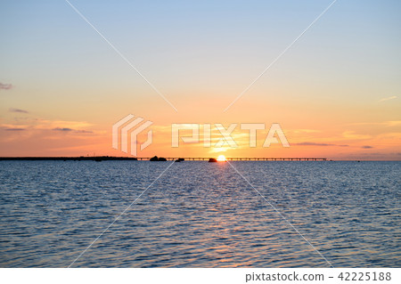 Sunset at the beach of Sawada 42225188