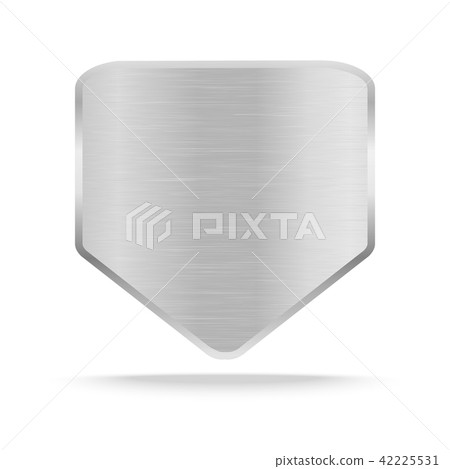 Vector metal labels or Name plate 42225531