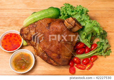 Pork knuckle or German pork hocks with vegetable Pork knuckle or German pork hocks with vegetable 42227530