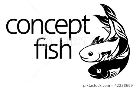 Fish Concept Icon Symbol 42228699