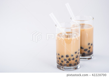 台灣金菊茶奶茶膠水吸管泡茶木薯奶茶 42228700