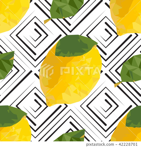 Lemon Seamless Pattern 42228701