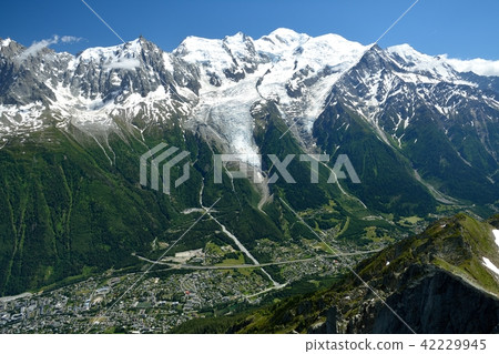 Brevan觀察台的勃朗峰和夏蒙尼 42229945