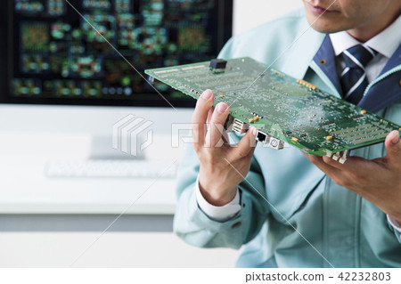 Research base SE Semiconductor engineer development business men 42232803