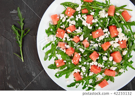 Fresh summer watermelon salad Fresh summer watermelon salad 42233132