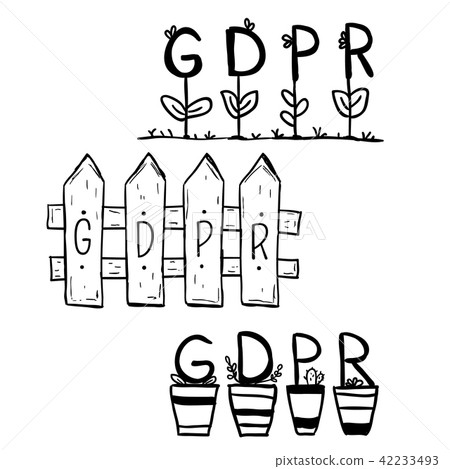 GDPR Security Internet Doodle 42233493