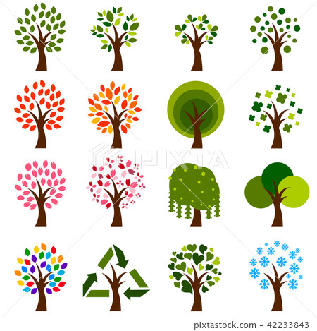  植物樹綠色自然圖標 42233843
