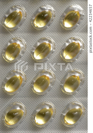Capsules Omega 3 isolate, Health care concept 42234657