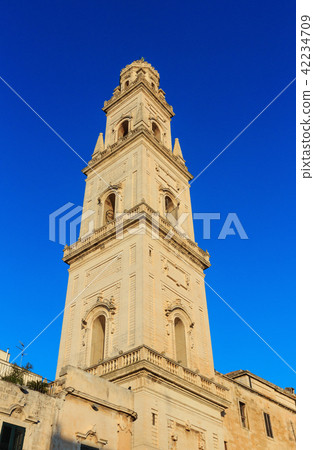Lecce Cathedral top, Lecce, Italy. Lecce Cathedral top, Lecce, Italy. 42234709