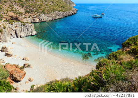 Sea bay in Zingaro Park, Sicily, Italy 42237881