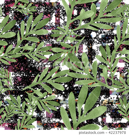 Red gazania flower. Floral botanical flower. Seamless background pattern. Red gazania flower. Floral botanical flower. Seamless background pattern. 42237978