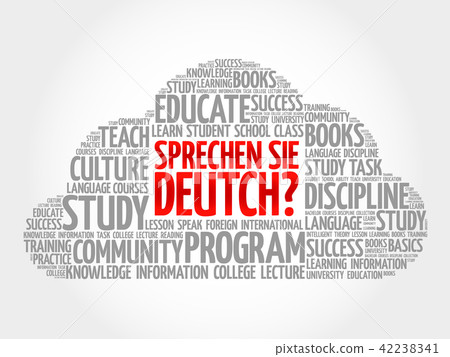 Sprechen Sie Deutch?  word cloud 42238341