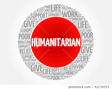 Humanitarian word cloud collage Humanitarian word cloud collage 42238355