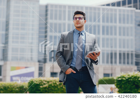 businessman in a summer city 42240180