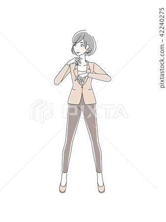 女B姿勢D全身服B [等待] 42240275