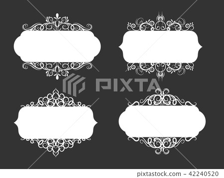 Vector illustration of old style label 42240520