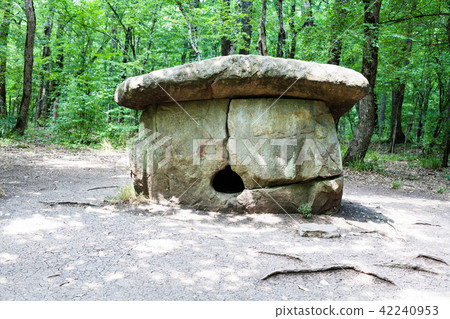 prehistoric Shapsugsky Dolmen in Shapsugskaya zone prehistoric Shapsugsky Dolmen in Shapsugskaya zone 42240953