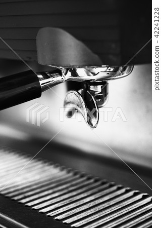 Large coffee machine in the street coffee shop Large coffee machine in the street coffee shop 42241228