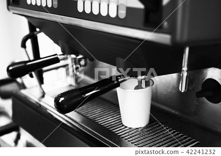Large coffee machine in the street coffee shop Large coffee machine in the street coffee shop 42241232
