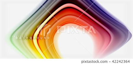 Rainbow fluid colors abstract background twisted liquid design, colorful marble or plastic wavy Rainbow fluid colors abstract background twisted liquid design, colorful marble or plastic wavy 42242364
