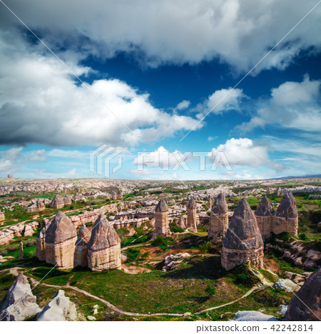 Famous Love valley in Cappadocia Famous Love valley in Cappadocia 42242814