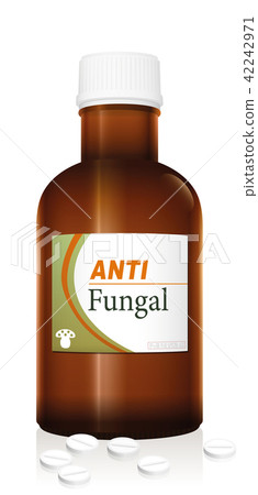 Anti Fungal Medicine Bottle Vial 42242971