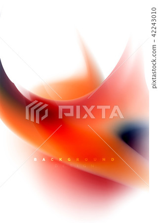Holographic fluid colors flow, colorful liquid mixing colours motion concept Holographic fluid colors flow, colorful liquid mixing colours motion concept 42243010