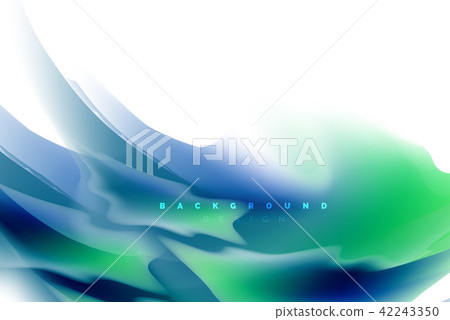 Holographic fluid colors flow, colorful liquid mixing colours motion concept Holographic fluid colors flow, colorful liquid mixing colours motion concept 42243350