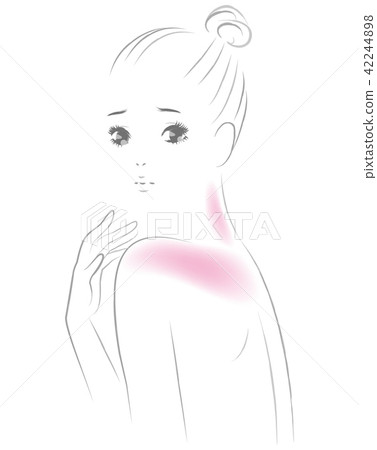 一個背部曬黑的女人 42244898