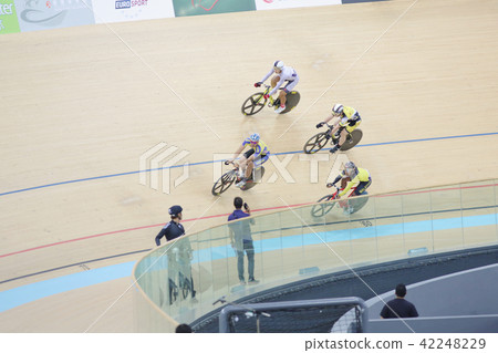 Indoor track cycling Indoor track cycling 42248229