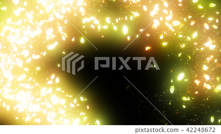 Sakura particle frame loop - Stock Illustration [42248672] - PIXTA