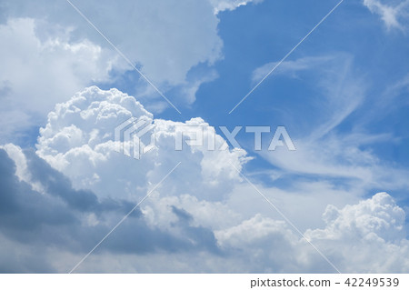 Blue sky and clouds photos Summer clouds 42249539