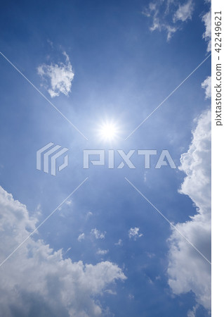 Picture of blue sky and clouds Picture of blue sky and clouds 42249621