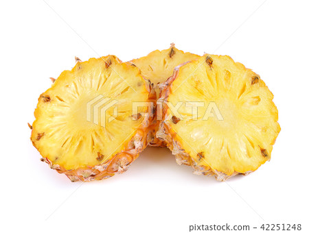 pineapple on white background 42251248