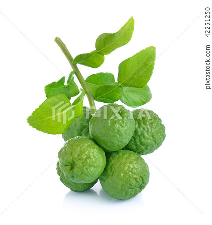 Bergamot on white background. Bergamot on white background. 42251250
