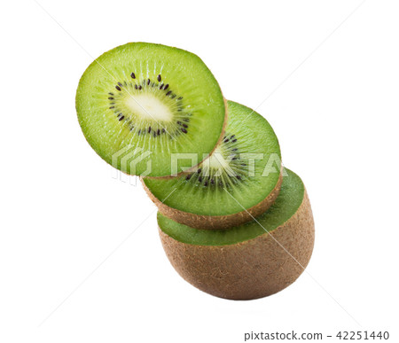 Kiwi fruit isolated on white with clipping path Kiwi fruit isolated on white with clipping path 42251440