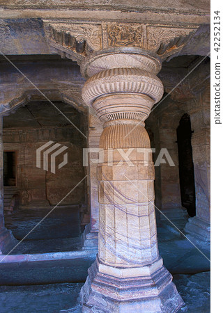 Cave 3 : Pillars. Badami Caves, Karnataka. 42252134
