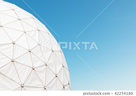 tower of old radar station - dome / radome   42254180