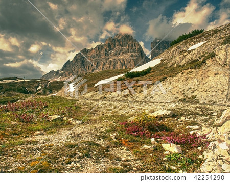 Car view within climbing to parking place, Alpine Car view within climbing to parking place, Alpine 42254290