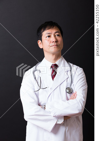 Middle Male in White Coat 42255350