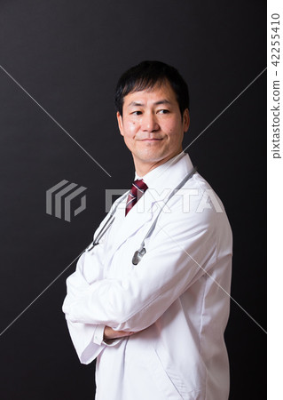 Middle Male in White Coat 42255410