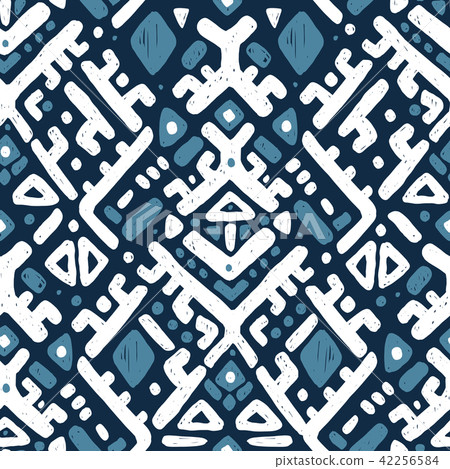 Ikat ornament. Tribal pattern 42256584