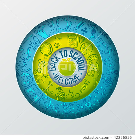 Paper art school circles 42256836